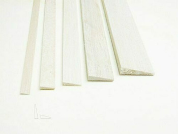 Balsa wood, Trailing edge, 5/16 x 1 1/4 x 36", Sold By Each | BWP3677 Balsa wood, Trailing edge, 5/16 x 1 1/4 x 36", Sold By Each | BWP3677