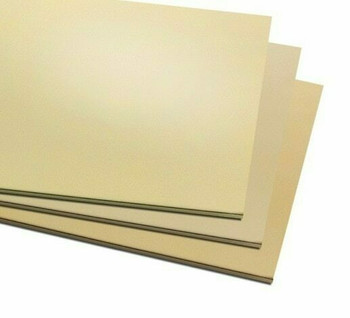 Brass Sheet 300x300x1mm (11.8x11.8x0.04in.) | MM0005 Brass Sheet 300x300x1mm (11.8x11.8x0.04in.) | MM0005