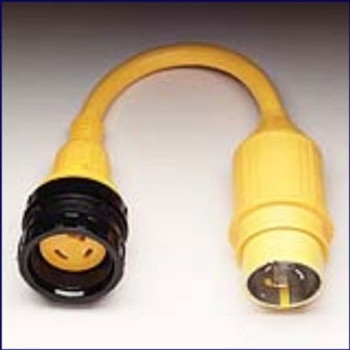 Marinco Pigtail Adapter - 30A Locking to 50A Locking Marinco Pigtail Adapter - 30A Locking to 50A Locking