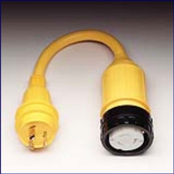 Marinco Pigtail Adapter - 50A Locking to 30A Locking Marinco Pigtail Adapter - 50A Locking to 30A Locking