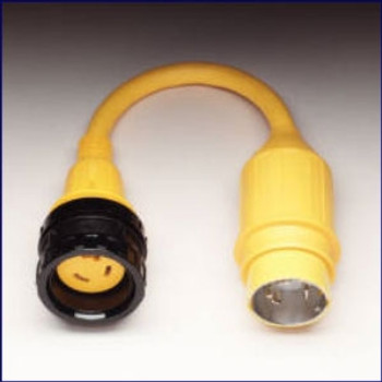 Marinco Pigtail Adapter - 30A Locking to 50A 125-250V Locking Marinco Pigtail Adapter - 30A Locking to 50A 125-250V Locking