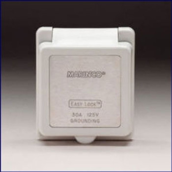 Marinco Replacement Cap and Bezel For 30 Amp Power Inlet Marinco Replacement Cap and Bezel For 30 Amp Power Inlet
