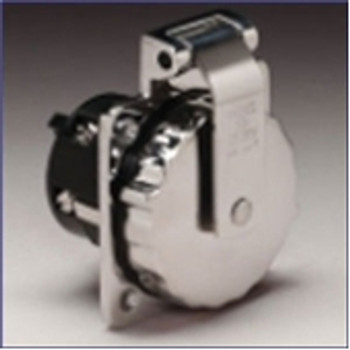 Marinco 50 Amp 125-250 Volt Stainless Steel Inlet Marinco 50 Amp 125-250 Volt Stainless Steel Inlet