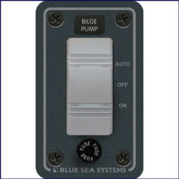 Blue Sea Systems Water Resistant 12V DC Panel - Bilge Pump Control 8263 Blue Sea Systems Water Resistant 12V DC Panel - Bilge Pump Control 8263