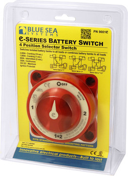Blue Sea Systems Battery Switch--4 Position Blue Sea Systems Battery Switch--4 Position