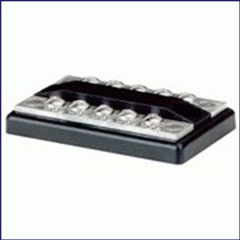 Blue Sea Systems Dual Bus 100A Common BusBar 5 x 8-32 Screw Terminal 2701 Blue Sea Systems Dual Bus 100A Common BusBar 5 x 8-32 Screw Terminal 2701