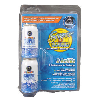 Falcon SuperSound Signal Horn 1.5 oz. Refill- 2pk SH3R Falcon SuperSound Signal Horn 1.5 oz. Refill- 2pk SH3R