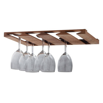 Whitecap Solid Teak Overhead Wine Glass Rack Whitecap Solid Teak Overhead Wine Glass Rack