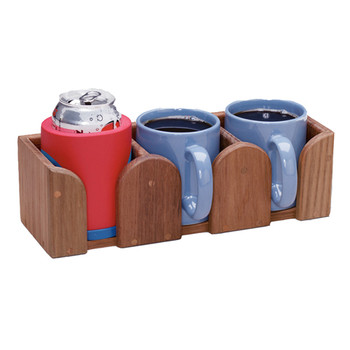 Whitecap Solid Teak Three-Mug Rack Whitecap Solid Teak Three-Mug Rack