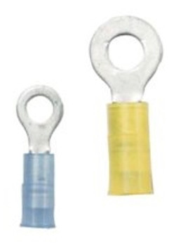 Ancor 8 Ring Terminals 22-18 Nylon Insulated - 25 pkg Ancor 8 Ring Terminals 22-18 Nylon Insulated - 25 pkg