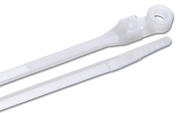 Ancor Natural 6 inch Nylon Mounting Cable Ties 30lb - 25 pkg Ancor Natural 6 inch Nylon Mounting Cable Ties 30lb - 25 pkg