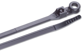 Ancor UV Black 6" Nylon Mounting Cable Ties 30lb - 25 pkg 351239 Ancor UV Black 6" Nylon Mounting Cable Ties 30lb - 25 pkg 351239