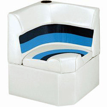 Wise Deluxe Pontoon Corner Lounge Seat w/Cupholder WD130 Wise Deluxe Pontoon Corner Lounge Seat w/Cupholder WD130