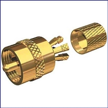 Shakespeare PL-259-CP-G Connector Solderless Shakespeare PL-259-CP-G Connector Solderless