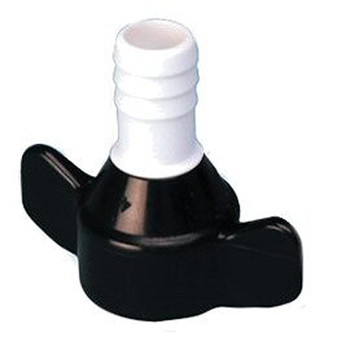 SHURflo 1/2" Nylon Wingnut Swivel Straight Fitting 1/2" -15 NPT x 3/8" or 1/2"-14 NPT x 1/2" Barb 244-2916 244-2926 SHURflo 1/2" Nylon Wingnut Swivel Straight Fitting 1/2" -15 NPT x 3/8" or 1/2"-14 NPT x 1/2" Barb 244-2916 244-2926
