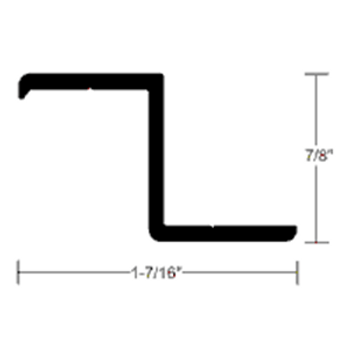 Taco Marine A61-1971AEY15 Z Hatch Trim--15' Taco Marine A61-1971AEY15 Z Hatch Trim--15'
