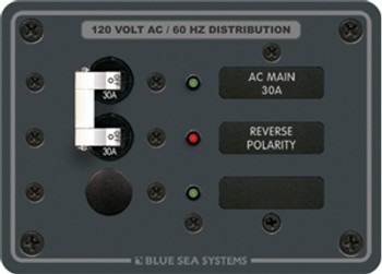 Blue Sea Systems 8029 120V AC Main + 1 Position Circuit Breaker Blue Sea Systems 8029 120V AC Main + 1 Position Circuit Breaker