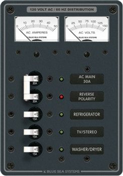 Blue Sea Systems 8409 AC Main + 3 Positions Blue Sea Systems 8409 AC Main + 3 Positions