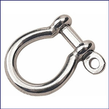 Sea Dog Stainless Cast Bow Shackle 3/16" 147054-1; 1/4" 147056-1; 5/16" 147058-1; 3/8" 147060-1 Sea Dog Stainless Cast Bow Shackle 3/16" 147054-1; 1/4" 147056-1; 5/16" 147058-1; 3/8" 147060-1