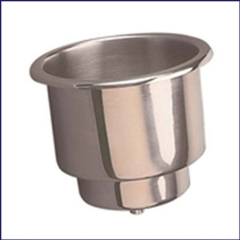 Sea Dog Large Stainless flush Mount drink Holder Drain Fitting Sea Dog Large Stainless flush Mount drink Holder Drain Fitting
