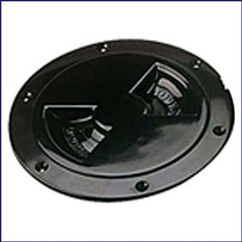 Sea Dog 337145-1 ABS Black Standard Deck Plate 4 in. Sea Dog 337145-1 ABS Black Standard Deck Plate 4 in.