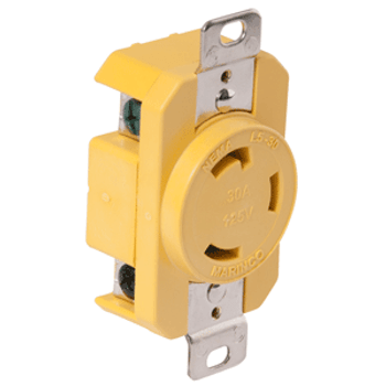 Marinco 30A 125V 2P3W Receptacle 305CRR Marinco 30A 125V 2P3W Receptacle 305CRR