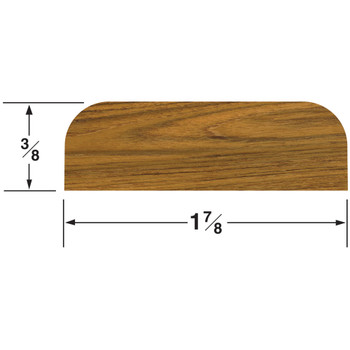 Whitecap 3/8"H x 1-7/8"W Teak Batten Whitecap 3/8"H x 1-7/8"W Teak Batten