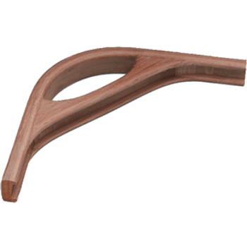 Whitecap Teak Corner Cap/Hand Hold Bulkhead Molding Whitecap Teak Corner Cap/Hand Hold Bulkhead Molding