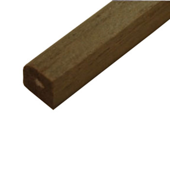 White Cap Small Teak Stop Molding White Cap Small Teak Stop Molding