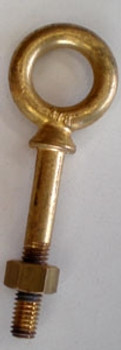 Shoulder Eye Bolt 3 1/4" Brass Shoulder Eye Bolt 3 1/4" Brass
