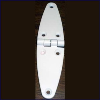 Round Side Hinge Long - White Nylon WO-10047 Round Side Hinge Long - White Nylon WO-10047