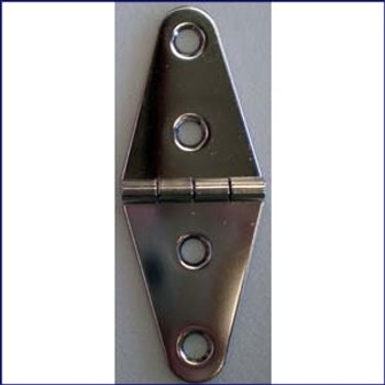 Strap Hinge 1-1/2" Chrome Plated Strap Hinge 1-1/2" Chrome Plated