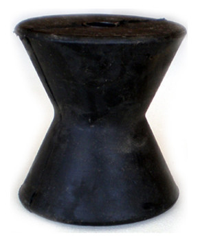 4" Bow Roller Black 4" Bow Roller Black