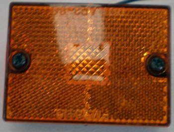 Amber Clearance Side Marker Trailer Light 2 3/4" Amber Clearance Side Marker Trailer Light 2 3/4"