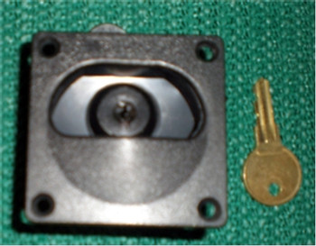 2-1/4" Square Locking Latch Black Nylon 2-1/4" Square Locking Latch Black Nylon
