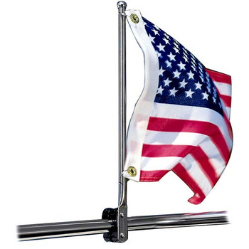 Taylor Made SS 7/8" - 1-1/4" Rail Mount Pulpit Staff 971 Taylor Made SS 7/8" - 1-1/4" Rail Mount Pulpit Staff 971