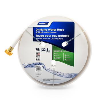 Camco TastePURE Drinking Water Hose 5/8" 22783 22793 22803 Camco TastePURE Drinking Water Hose 5/8" 22783 22793 22803