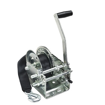 Cequent T2605Z0101 2600 lb. 2 Speed Winch w/Strap Cequent T2605Z0101 2600 lb. 2 Speed Winch w/Strap