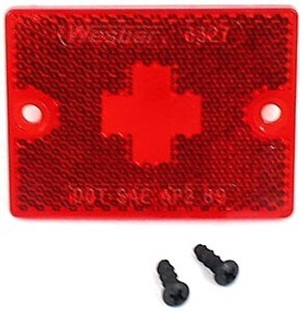 Cequent 3337 Red Lens, Clearance/Side marker w/Screw Cequent 3337 Red Lens, Clearance/Side marker w/Screw