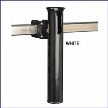 Sea Dog 327166-1 Square Rail Mount Rod Holder White Sea Dog 327166-1 Square Rail Mount Rod Holder White
