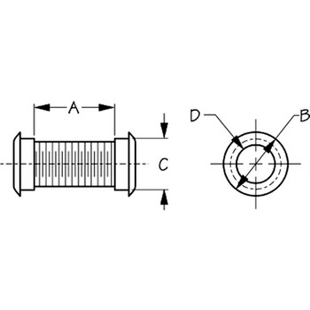 Sea Dog HDPE Motorwell Drain Tube 520320-1 Sea Dog HDPE Motorwell Drain Tube 520320-1