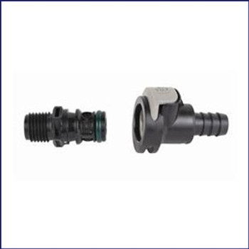 Attwood Universal Sprayless Connector Male and Female 8838US6 Attwood Universal Sprayless Connector Male and Female 8838US6