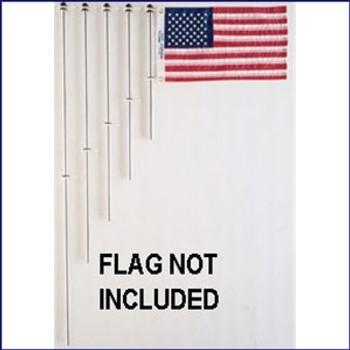 Taylor Made 916 3/4 in Aluminum 24 in Flag Pole Charlevoix® Clips Taylor Made 916 3/4 in Aluminum 24 in Flag Pole Charlevoix® Clips