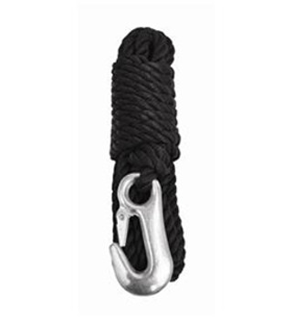 Attwood 11739-2 Winch Rope 20 ft. Black Attwood 11739-2 Winch Rope 20 ft. Black