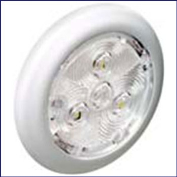 Attwood 6321W1 Amber LED Round Interior Light Attwood 6321W1 Amber LED Round Interior Light