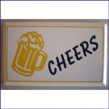 Cheers Plaque with Beer Mug 4 x 6 in Cheers Plaque with Beer Mug 4 x 6 in