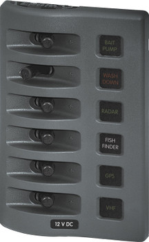Blue Sea Systems Weather Deck Panel Gray 4305 4307 Blue Sea Systems Weather Deck Panel Gray 4305 4307