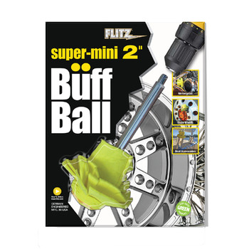 Flitz Super Mini Yellow 2" Clamshell Buff Ball Flitz Super Mini Yellow 2" Clamshell Buff Ball