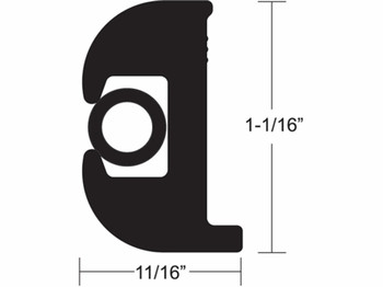 Taco Marine V11-0809 Rub Rail Kit 50 ft. (1 1/16 in.) Black & White Taco Marine V11-0809 Rub Rail Kit 50 ft. (1 1/16 in.) Black & White