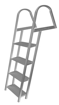 JIF Marine ASH 4-Step Angled Dock Ladder ASH JIF Marine ASH 4-Step Angled Dock Ladder ASH